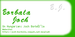 borbala joch business card